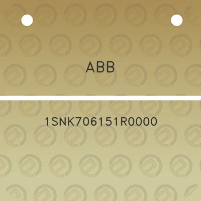 abb-1snk706151r0000