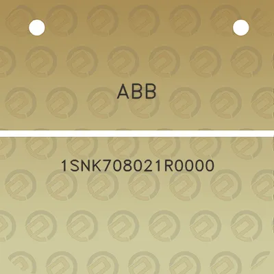 abb-1snk708021r0000