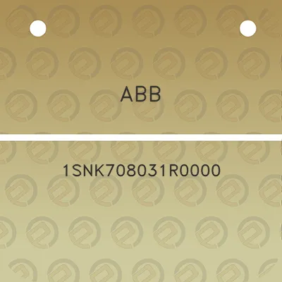 abb-1snk708031r0000