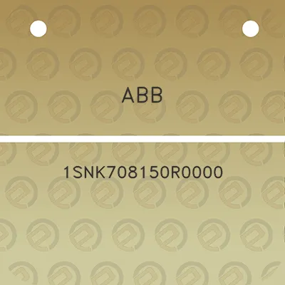 abb-1snk708150r0000