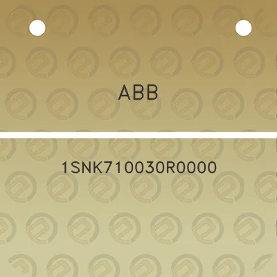 abb-1snk710030r0000