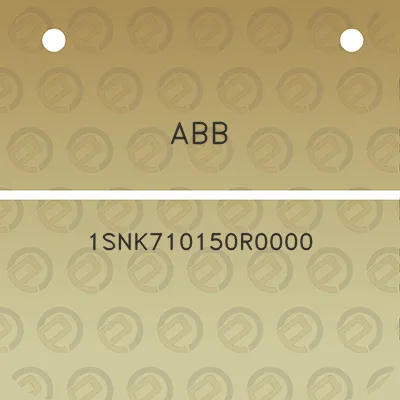 abb-1snk710150r0000