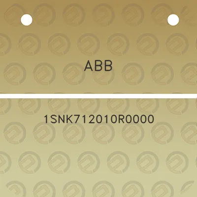 abb-1snk712010r0000