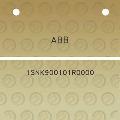 abb-1snk900101r0000