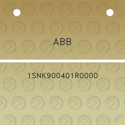 abb-1snk900401r0000