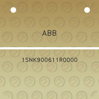 abb-1snk900611r0000