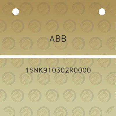 abb-1snk910302r0000