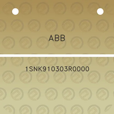 abb-1snk910303r0000