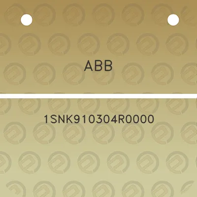 abb-1snk910304r0000