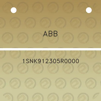 abb-1snk912305r0000