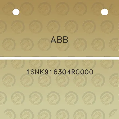 abb-1snk916304r0000