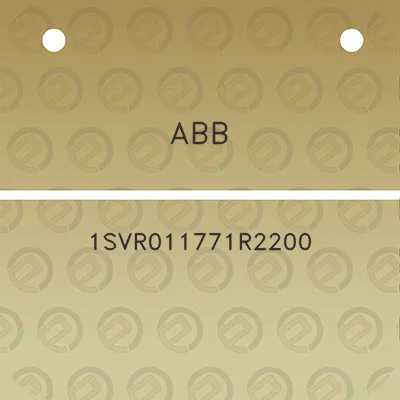 abb-1svr011771r2200