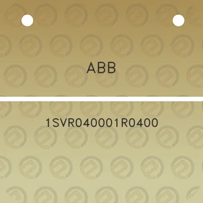 abb-1svr040001r0400