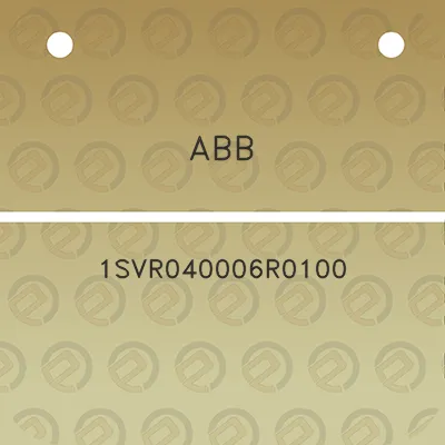 abb-1svr040006r0100