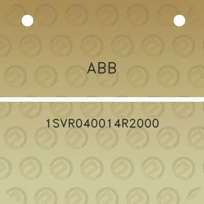 abb-1svr040014r2000