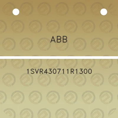 abb-1svr430711r1300