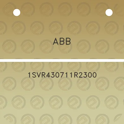 abb-1svr430711r2300