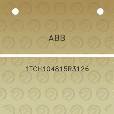 abb-1tch104815r3126