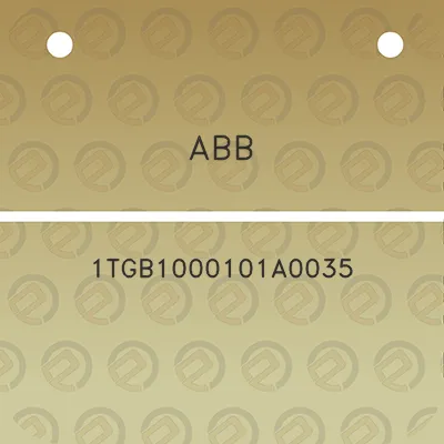 abb-1tgb1000101a0035