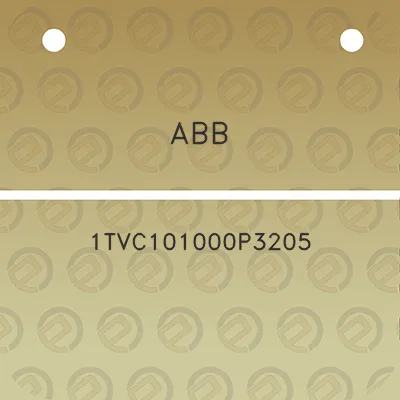 abb-1tvc101000p3205