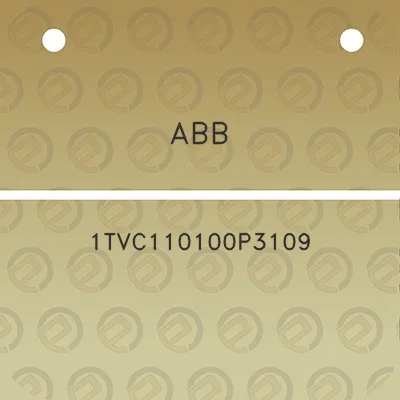 abb-1tvc110100p3109