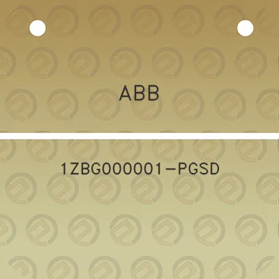 abb-1zbg000001-pgsd