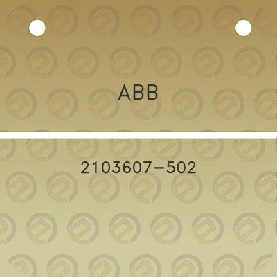 abb-2103607-502