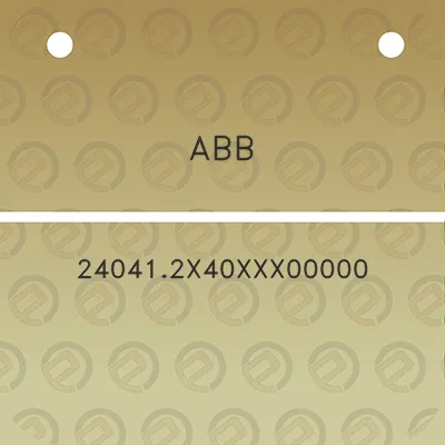 abb-240412x40xxx00000