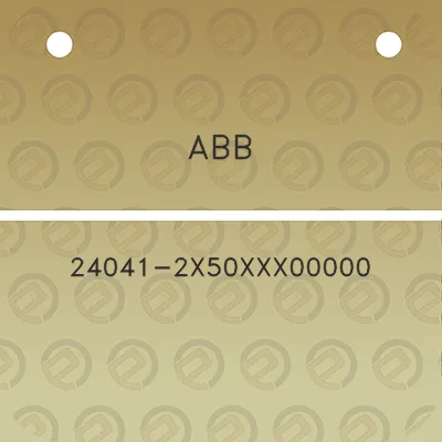 abb-24041-2x50xxx00000