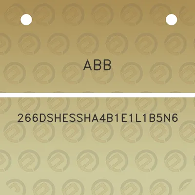 abb-266dshessha4b1e1l1b5n6