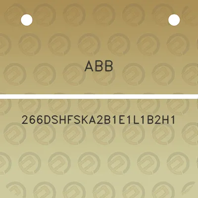 abb-266dshfska2b1e1l1b2h1