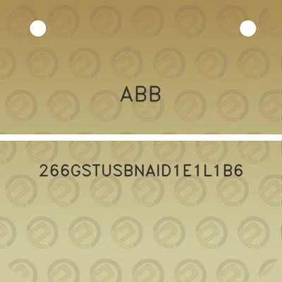 abb-266gstusbnaid1e1l1b6