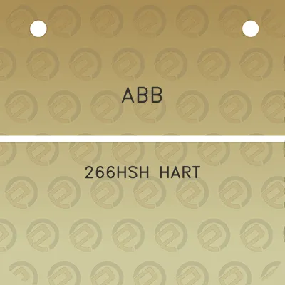 abb-266hsh-hart