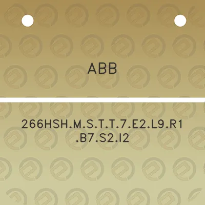 abb-266hshmstt7e2l9r1b7s2i2