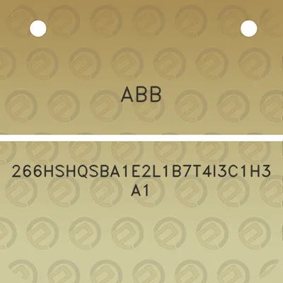 abb-266hshqsba1e2l1b7t4i3c1h3a1