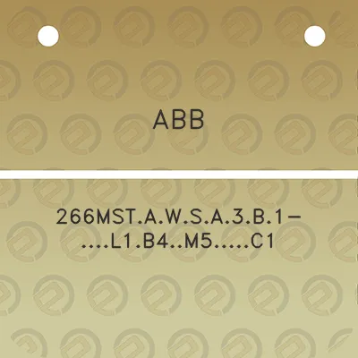 abb-266mstawsa3b1-l1b4m5c1