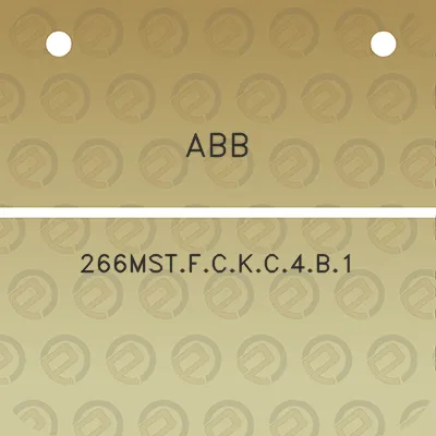 abb-266mstfckc4b1