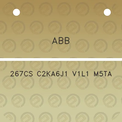 abb-267cs-c2ka6j1-v1l1-m5ta