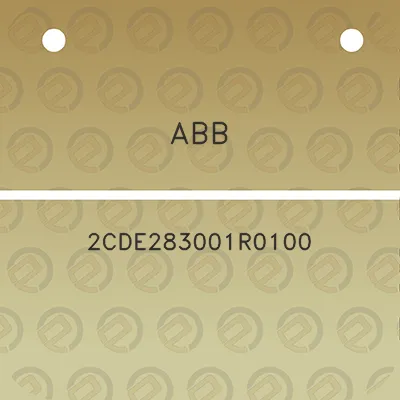 abb-2cde283001r0100