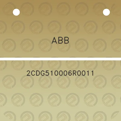 abb-2cdg510006r0011