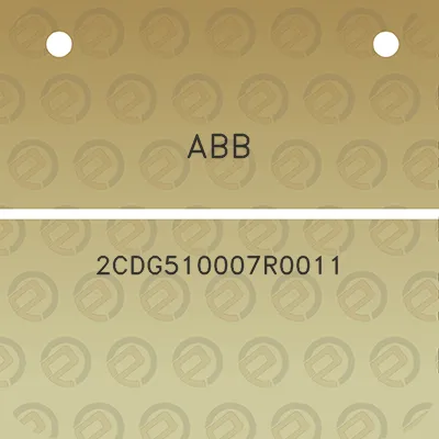 abb-2cdg510007r0011