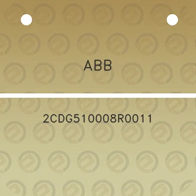 abb-2cdg510008r0011