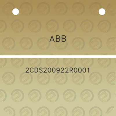 abb-2cds200922r0001