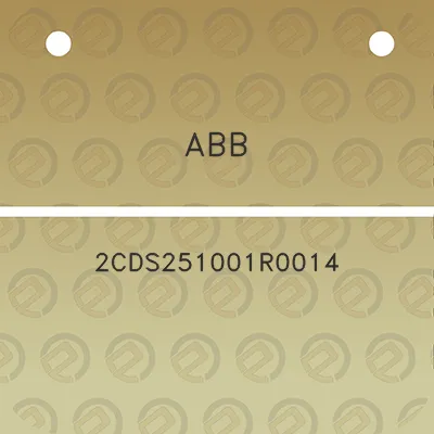 abb-2cds251001r0014