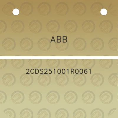 abb-2cds251001r0061