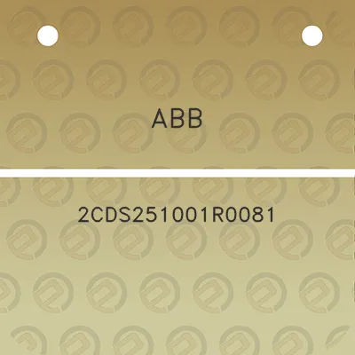 abb-2cds251001r0081