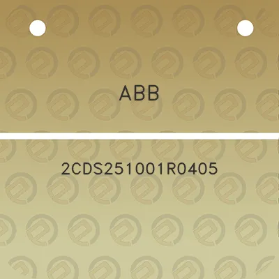 abb-2cds251001r0405