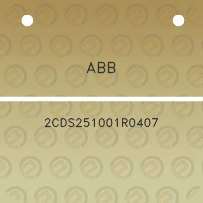 abb-2cds251001r0407