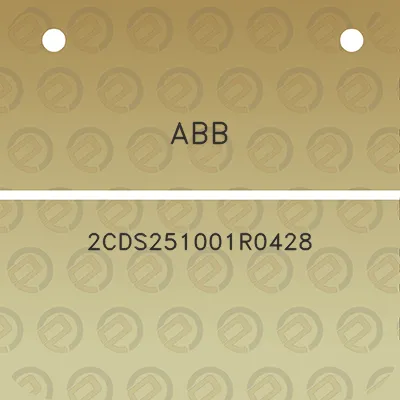 abb-2cds251001r0428