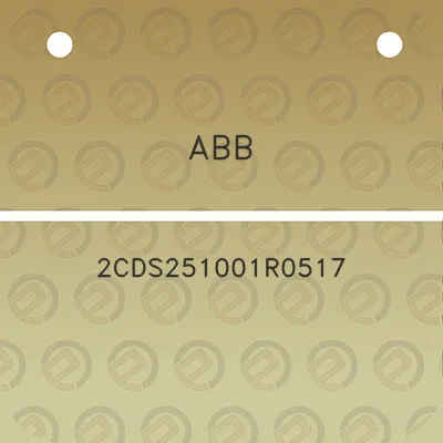 abb-2cds251001r0517